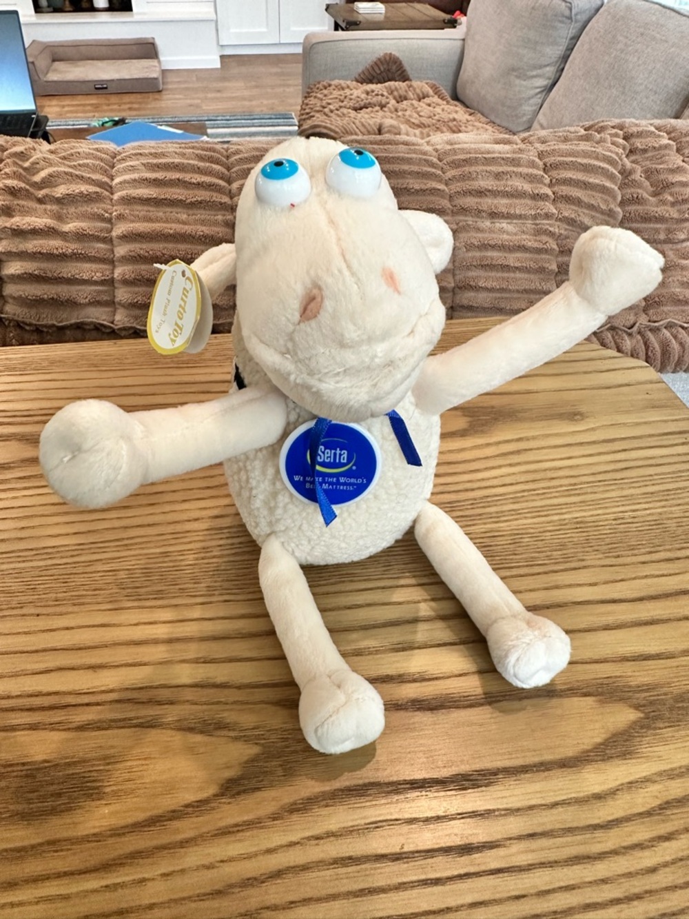 Serta sheep Mascot Plush Sheep Collectible NWT